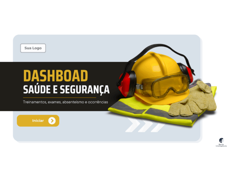 Exemplo de dashboard desenvolvido pela Norte Inteligência 1